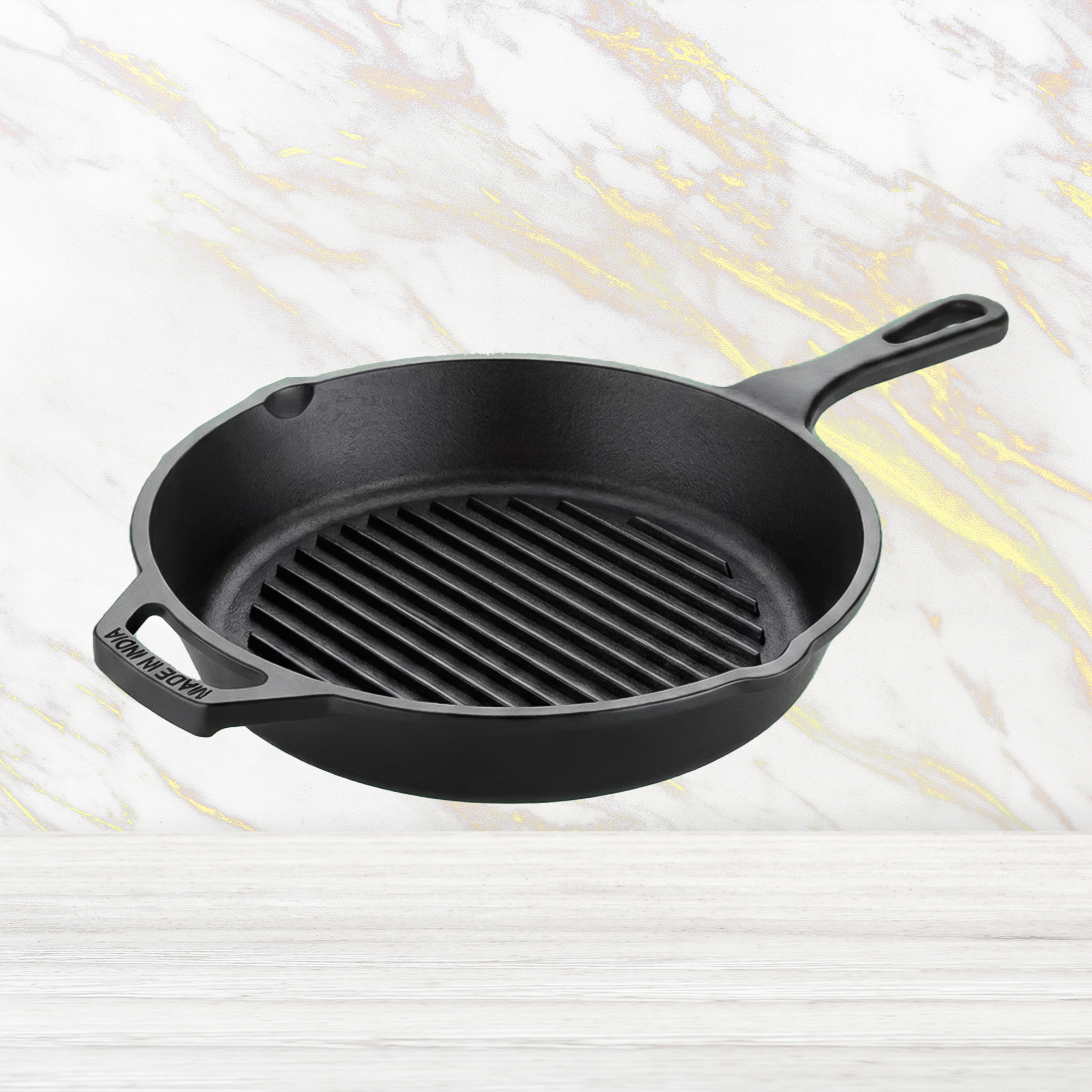 Cast Iron Grill Pan | Heavy-Duty Ribbed Grill & Searing Pan