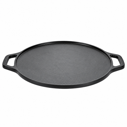 Cast Iron Dosa Tawa - 30cm - 100% Natural & Non-Stick | Pre Seasoned | Made In India