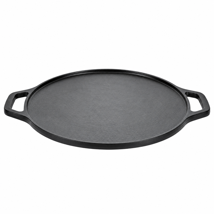 Cast Iron Dosa Tawa - 30cm - 100% Natural & Non-Stick | Pre Seasoned | Made In India
