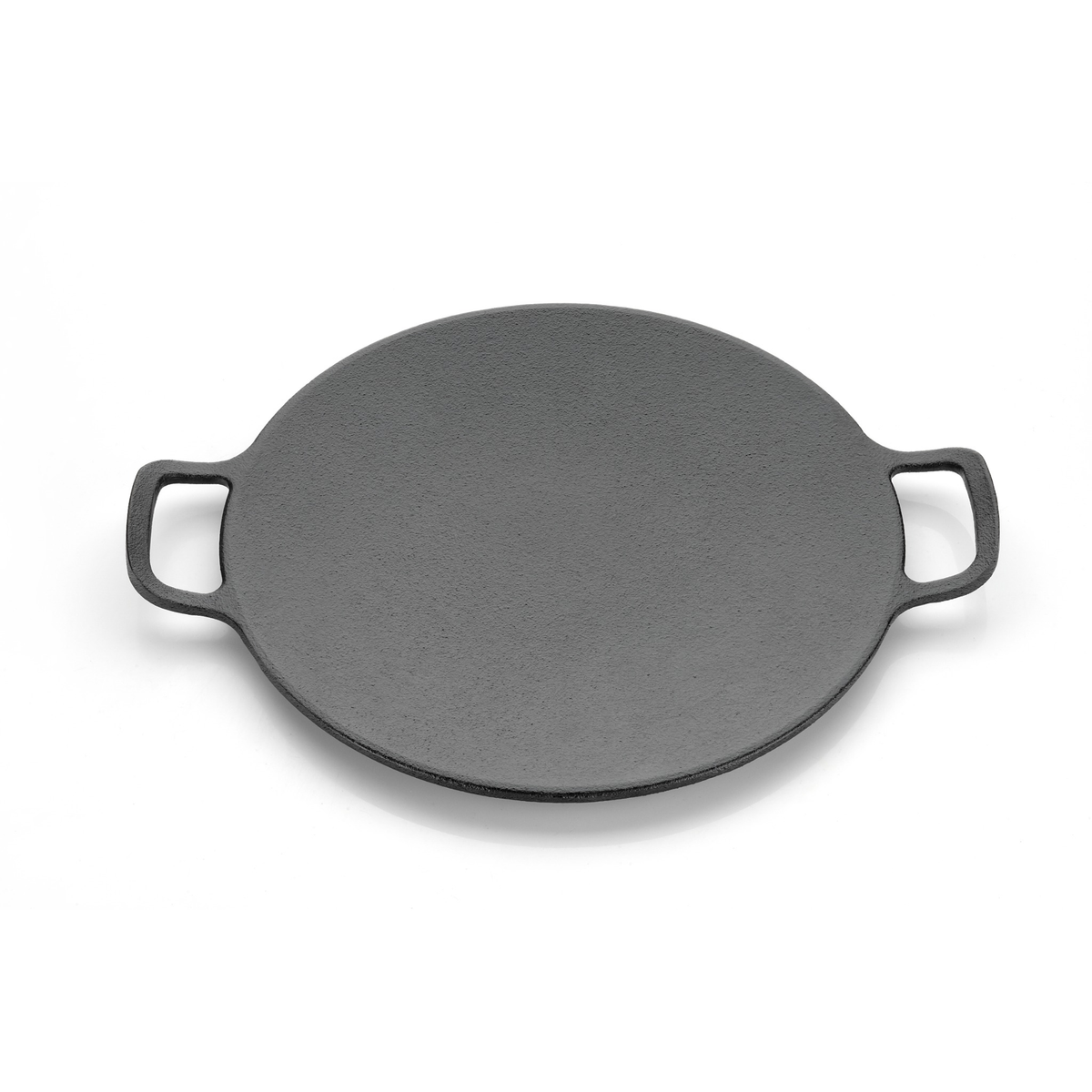 Cast Iron Roti Tawa [Two Side Handle] - 25CM - 100% Natural & Non-Stick | Pre-Seasoned Oil | Made In India