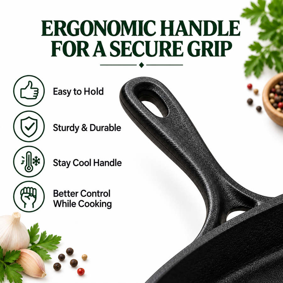 Cast Iron Square Grill pan 25cm