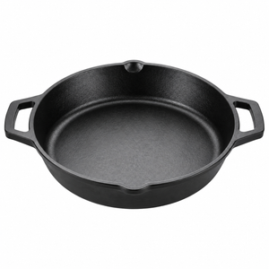 Cast Iron Kadai 10 Inches | Heavy-Duty Traditional Iron Cooking Kadai
