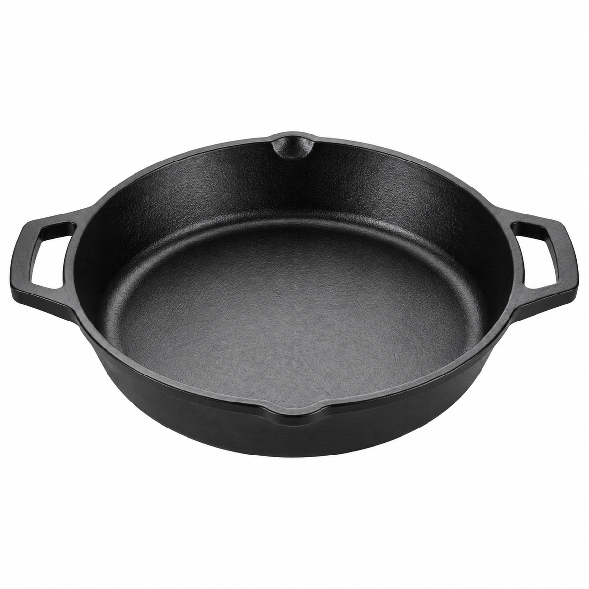 Cast Iron Kadai 10 Inches | Heavy-Duty Traditional Iron Cooking Kadai