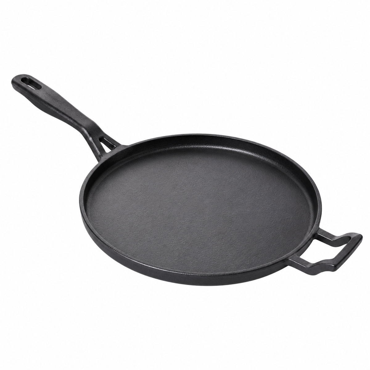 Cast Iron Dosa Tawa - 28cm - 100% Natural & Non-Stick | Pre Seasoned | Made In India