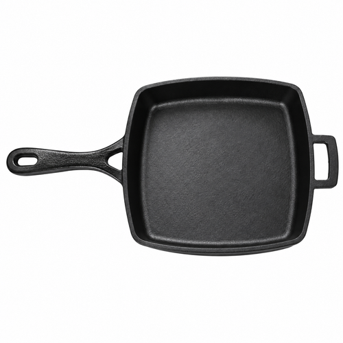 Cast Iron Square Fry Pan 25cm